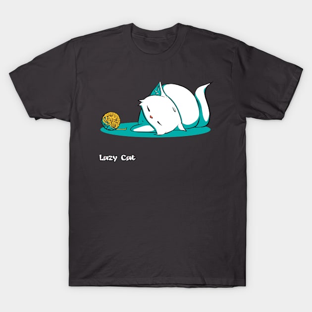 Lazy Cat (Playtime) T-Shirt by jocampo770